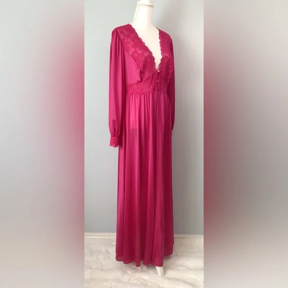 Vtg Shadowline Nylon Robe